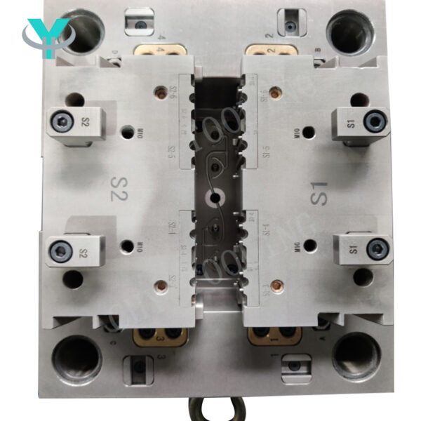 Precision injection mold with textured surface